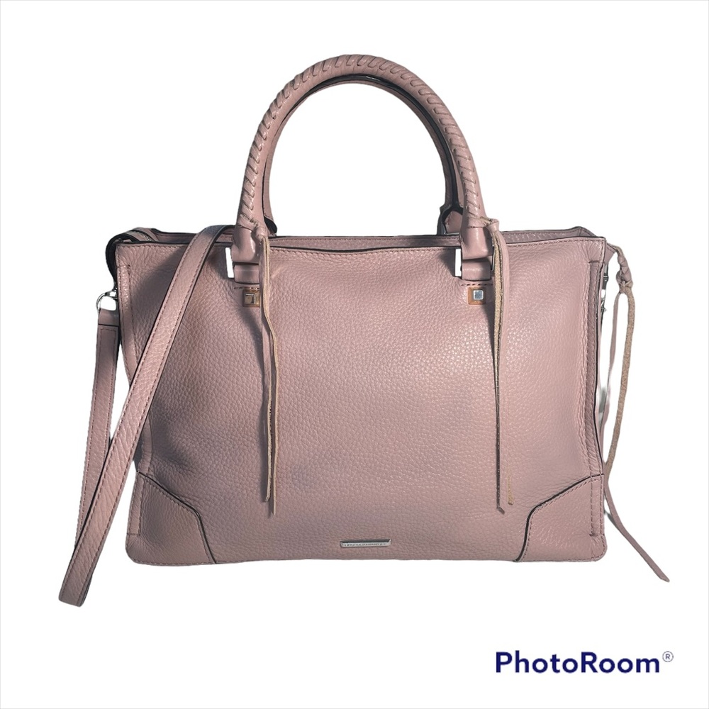 Rebecca Minkoff dusty pink Regan leather satchel - Picture 2 of 16